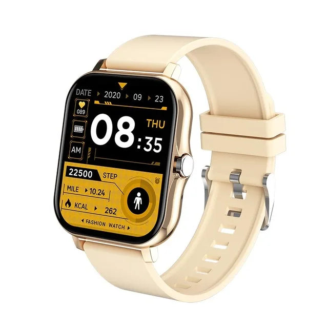 Smartwatch Esportivo Relógio Fitness Monitor de Saúde À Prova D'Água Chamada BT Relógios de Pulso para Homens Mulheres iOS Android Telefone 2026