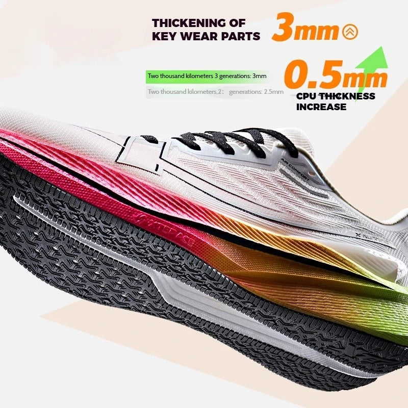 Tênis de Corrida Masculino Xtep 2000km 3.0 Primavera 2025 Amortecimento Treino Corrida Resistente ao Desgaste Leve 875119110032
