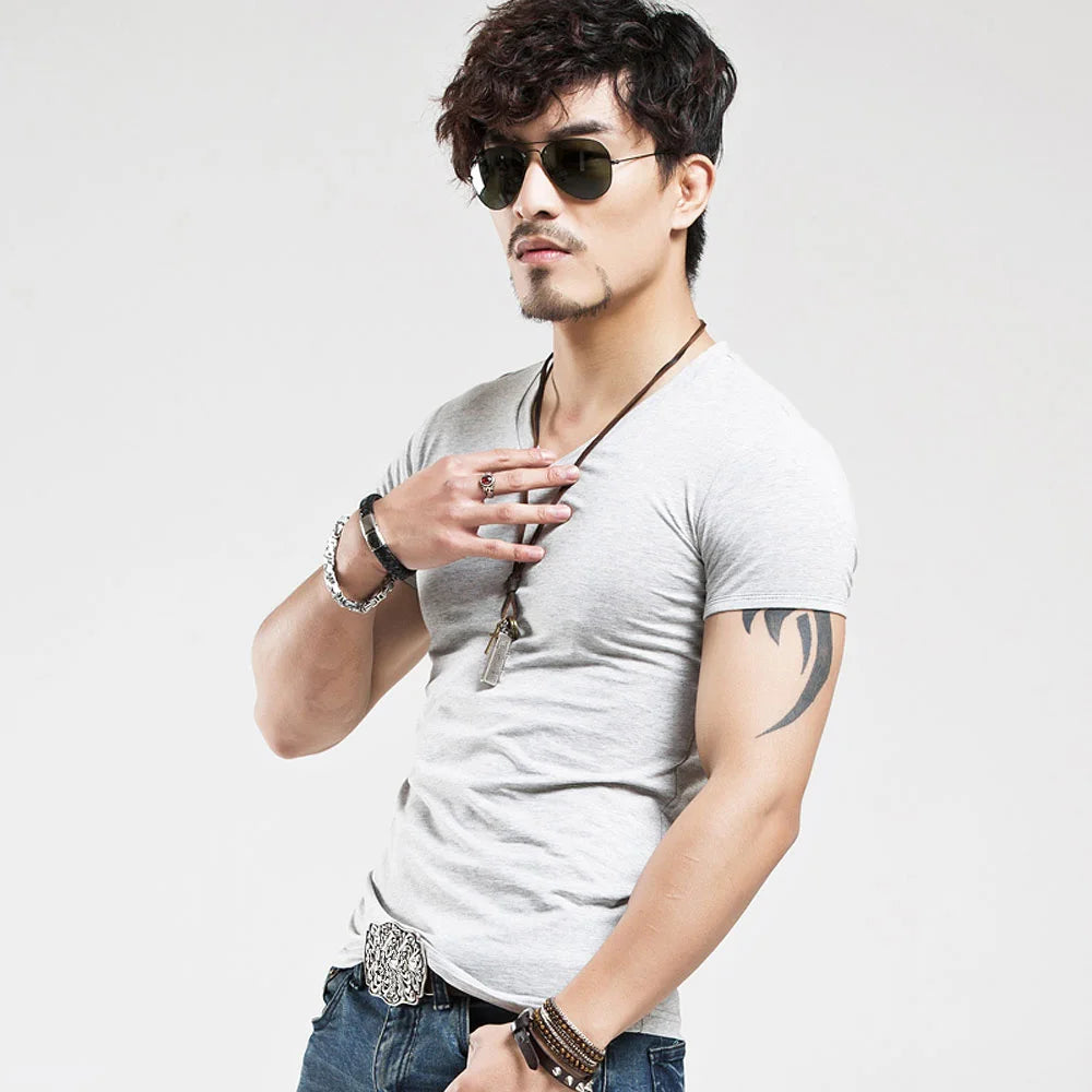 2026 MRMT Brand New Camiseta Masculina 10 cores Camisetas Fitness Masculinas Gola V Camiseta Masculina Roupa Masculina Camisetas S-5GG Tops