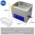 Ultrasonic Cleaner 2L 3L 6L 10L Banho Ultrassônico para Óculos Joias Placa Lente Limpador Máquina de Lavar Ultrassônica Lava-louças