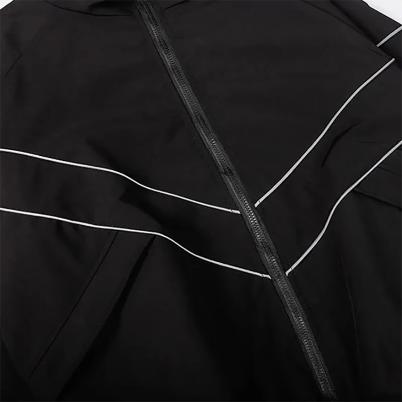 Hip Hop Varsity Jacket Men High Street Patchwork Color Block Windbreaker Outerwear Coats Spring Autumn Thin College Jackets Male