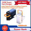 Power Bank 120W 50000mAH Super Carregador Rápido Large Capacity...
