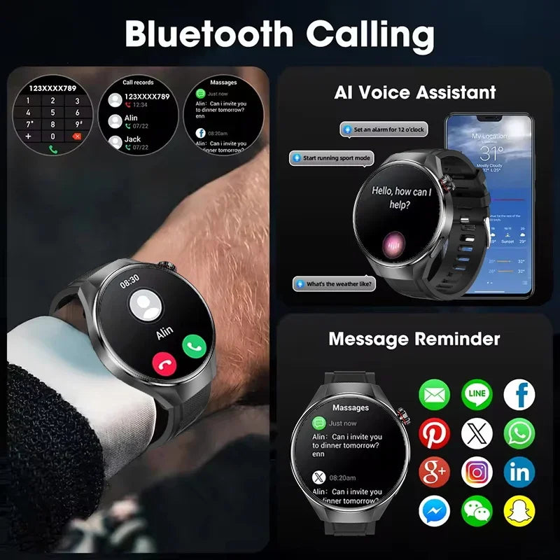 Watch G5 Plus Smart Watch 1.75 AMOLED GPS Heart Rate Bluetooth