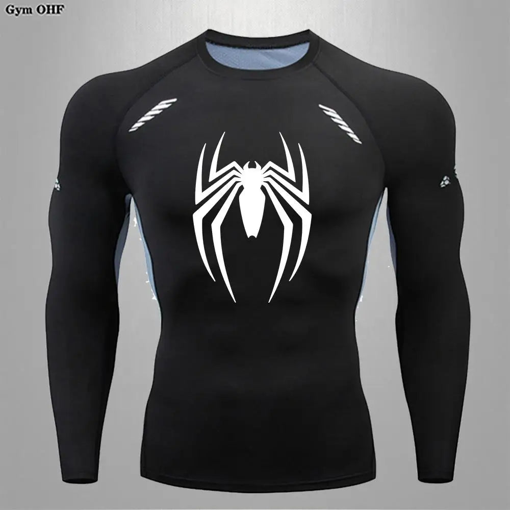 Rashguard Masculino Spider — Compressão e Estilo para o Treino