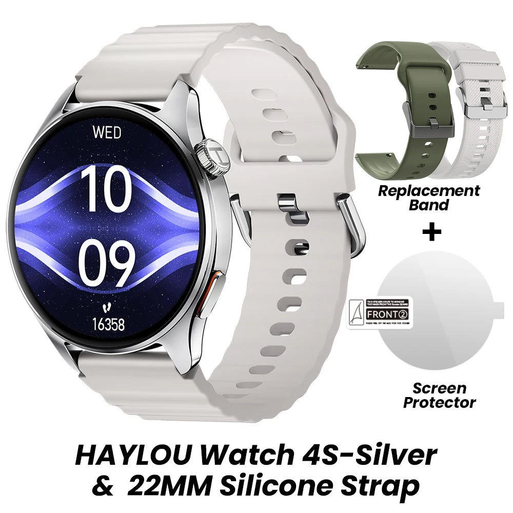 HAYLOU Watch 4S GPS AMOLED 1.43 5 Satellite 120+ Sports