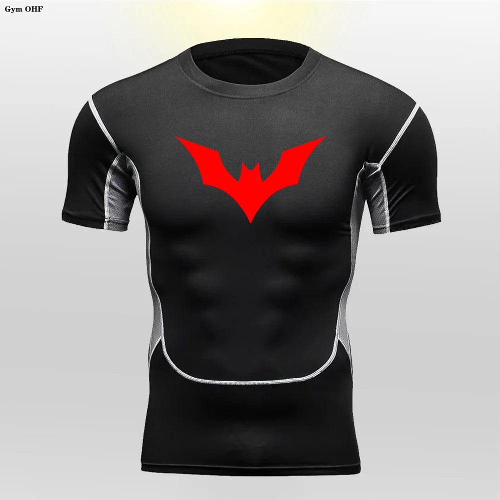 Camiseta Compressão Masculina Spider — Performance e Visual Único