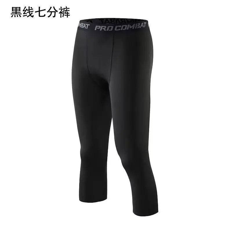 Mens Compression Pants Tights Cool Dry Leggings Sports Baselayer...