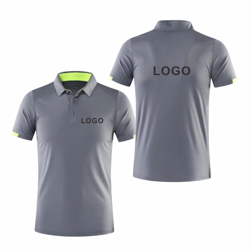 Summer Quick-Drying Polo T Shirt For Men Custom Logo Embroidery Printing Men And Women Golf shirts Personalized Design 2023 New