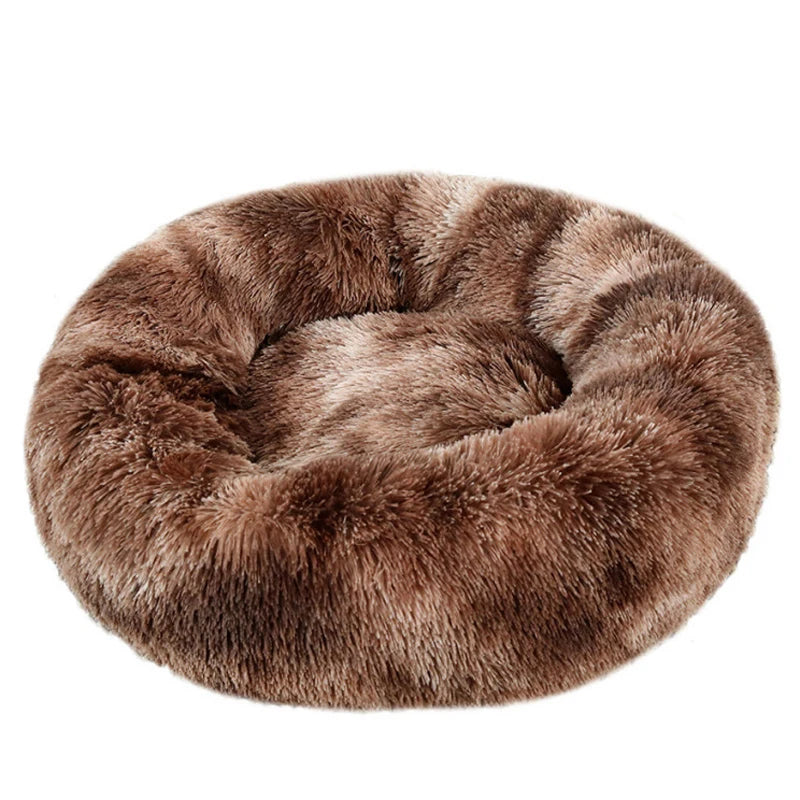 Cama Redonda para Cães, Cama Quente de Inverno para Gatos, Cesto de Pelúcia para Cães, Cama Lavável para Pequenos, Médios e Grandes Cães, Sofá para Gatos