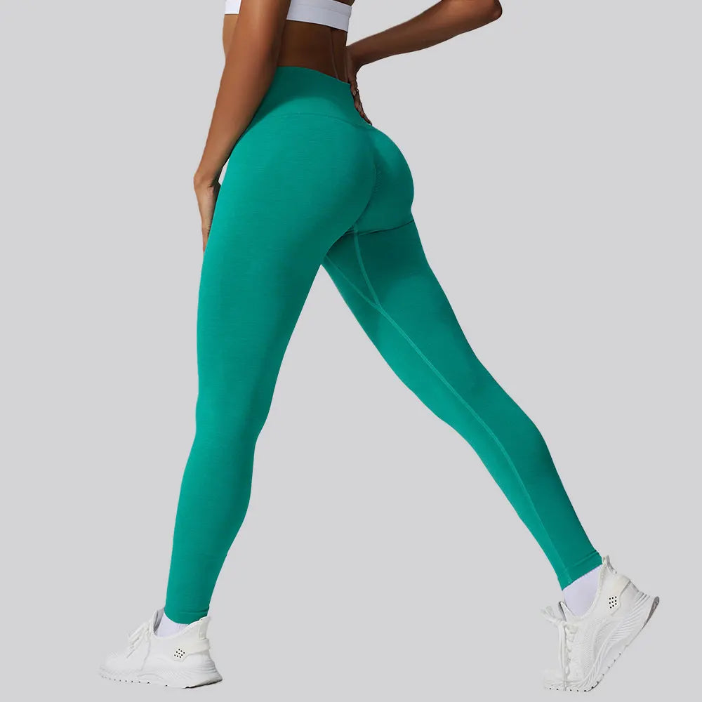 Seamless Stretch Sports Leggings Women's High Waisted Yoga Pants Gym Clothing Women Sexy Push Up Fitness Running Workout Tights