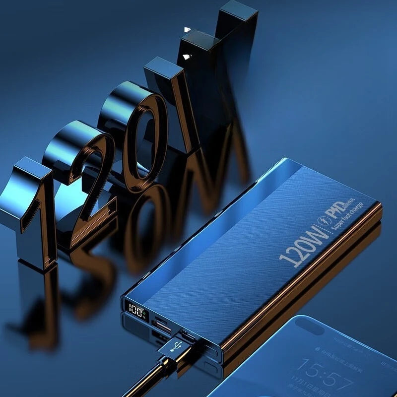 Power Bank 500000mAh 20W Super Fast Charging Portable Digital Display