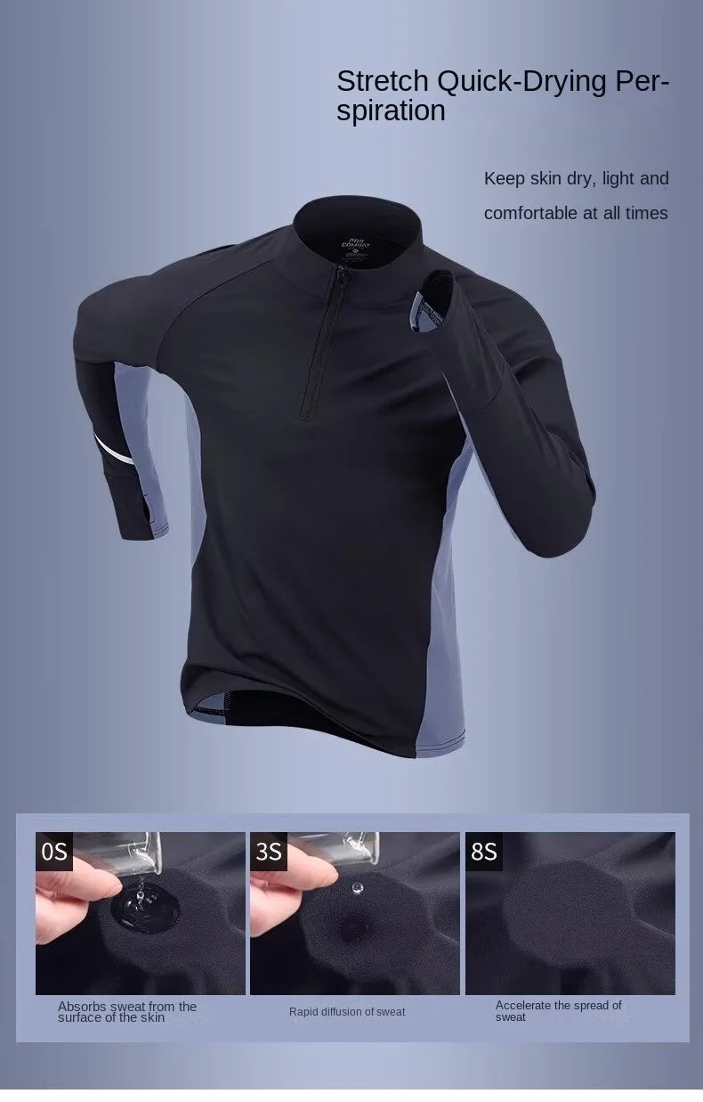 Camisa Ciclismo Masculina Manga Longa — Inverno e Performance