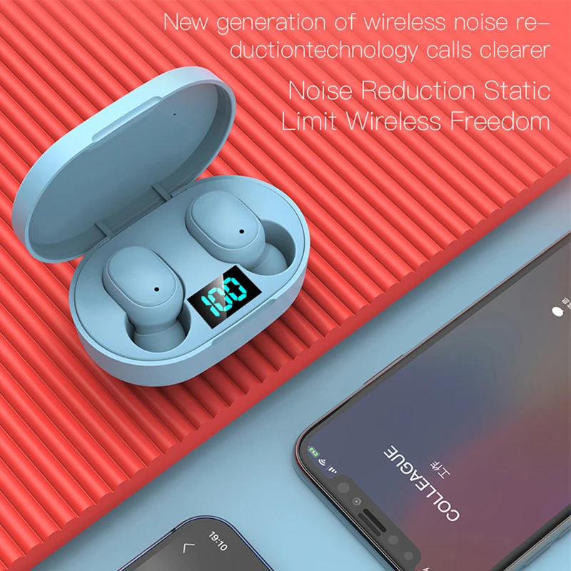 Fones de ouvido Bluetooth E6S Fone de ouvido para jogos TWS Fone de ouvido sem fio Bluetooth Aparelhos auditivos Esportivos HiFi Estéreo