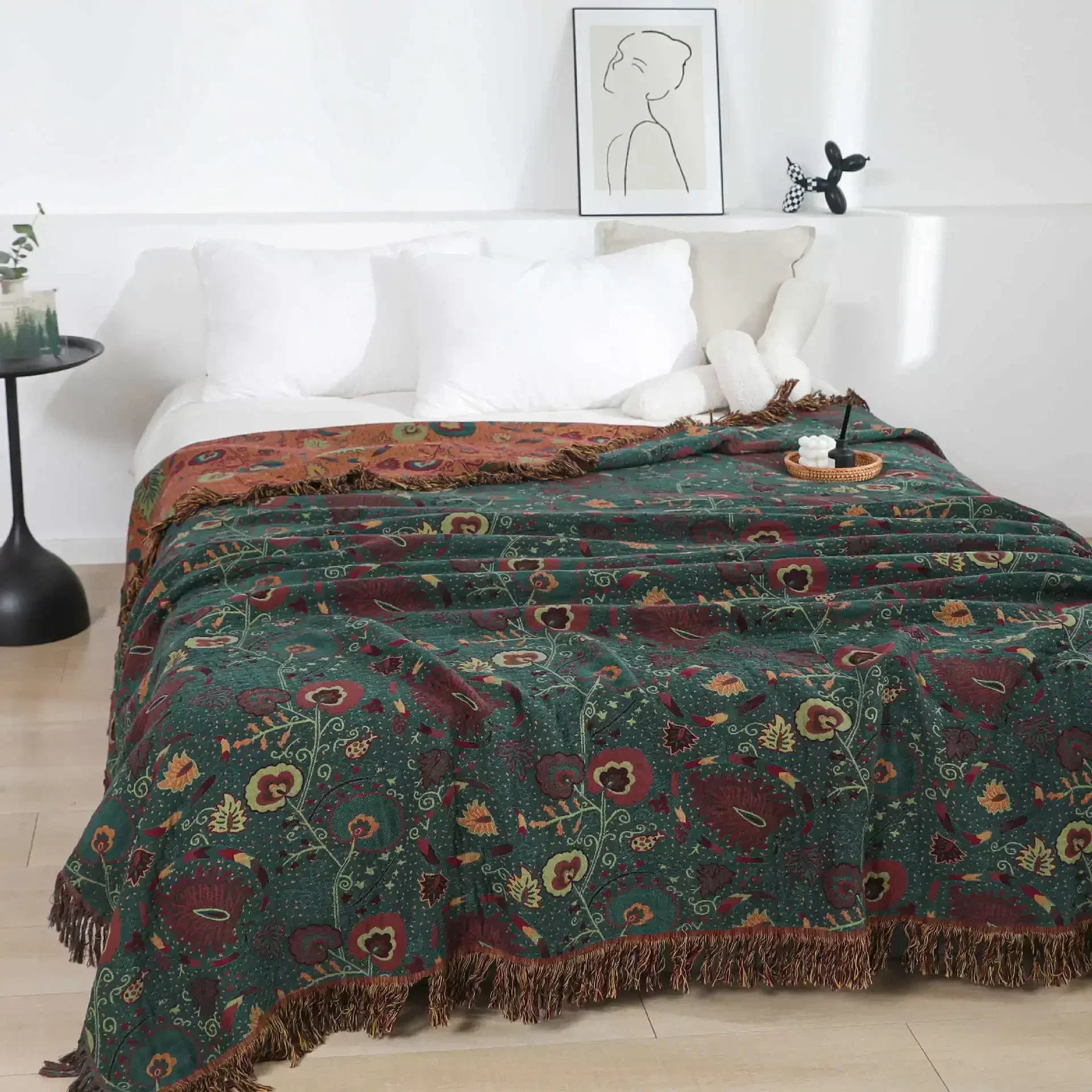 Japanese Throw Blanket Cotton Double Sided Sofa Cover Sofa Cushion Leisure Blanket Bedspread Four Seasons Cooling Quilt Sheet