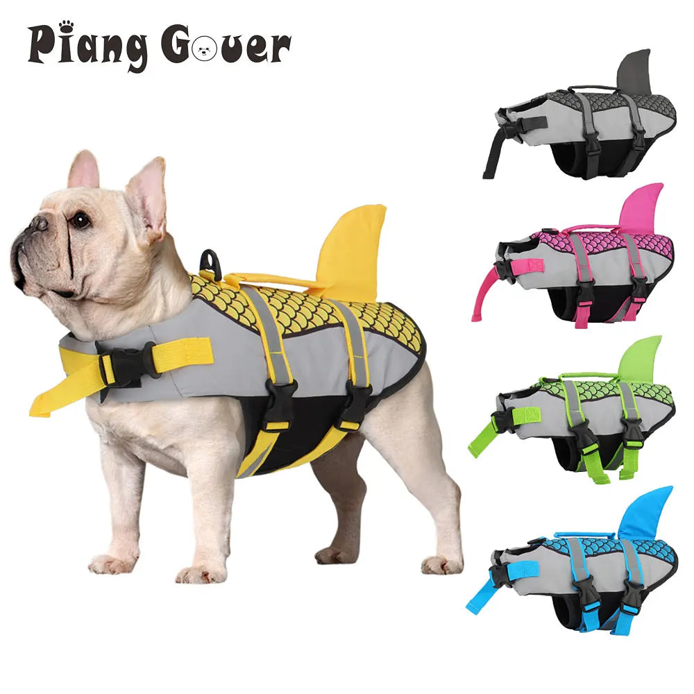 Colete Salva-Vidas para Cães, Roupa de Banho para Animais de Estimação, Colete Salva-Vidas, Arnês para Natação, Verão