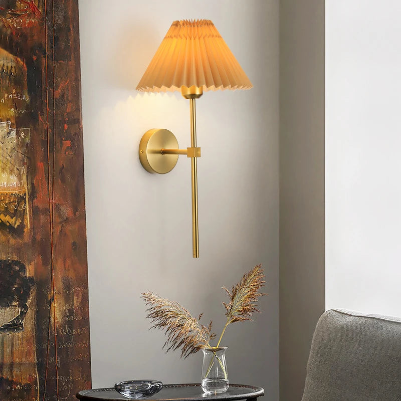WonderNest Cognac Glass Chandelier 9 Heads Gold