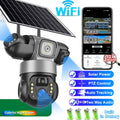Three Lens Three Screens WIFI IP Câmera 12MP HD 6K Outdoor...