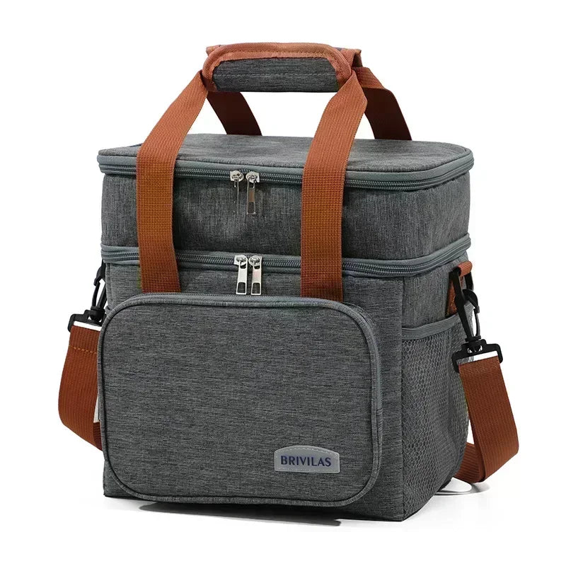 Hot Sale Insulated Lunch Bag with Ice Pack, Extra Thick Thermal...