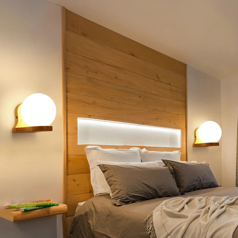 WonderNest Wood Wall Lamp White LED 12W