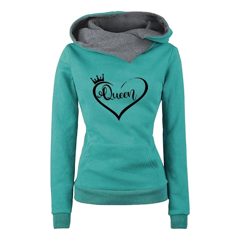 Women's Tracksuit Autumn Winter Quality Hoodies Casual Print Single Sport Pants Comfort Outdoors Daily Jogging Gym Woman Fashion