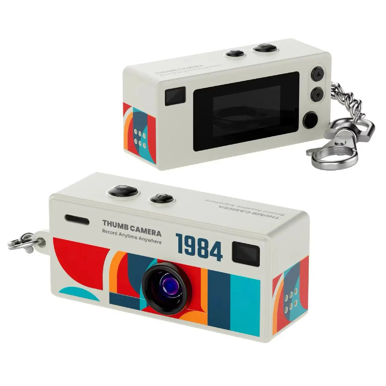 Magecam Digital Camera - 0.96 Inch - Keychain Camera Retro