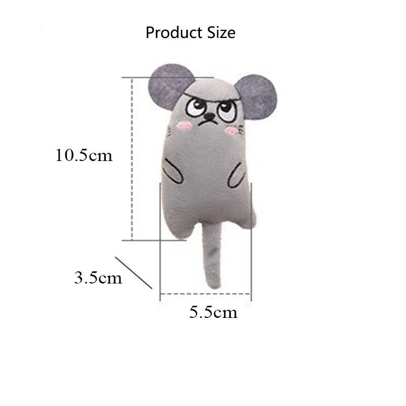 Brinquedo de pelúcia para cães e gatos resistente a mordidas, brinquedo interativo para limpeza de dentes de gatos e cachorros