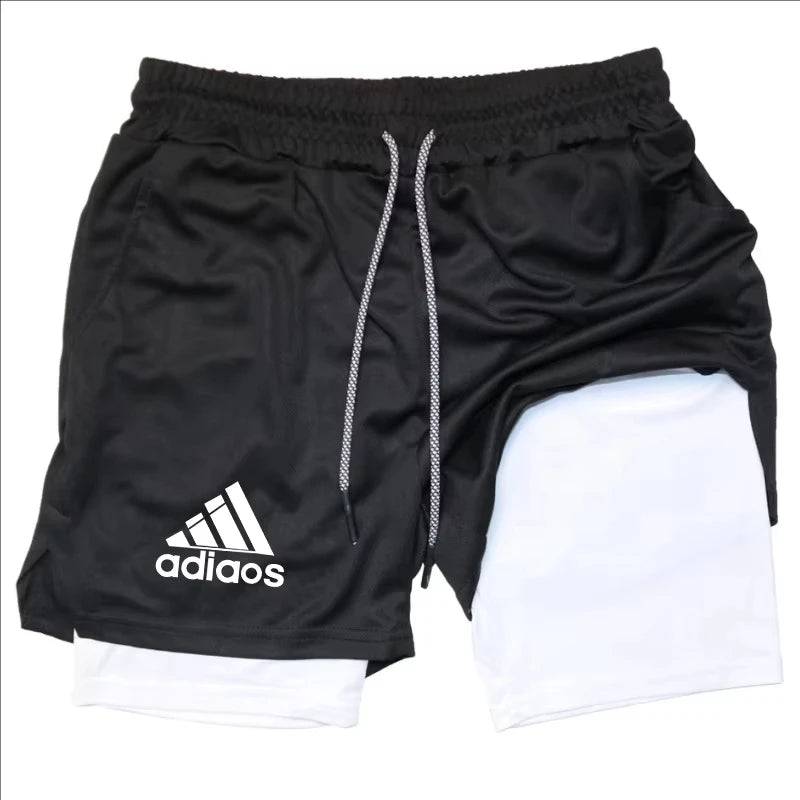 Men's compression shorts running training sports shorts summer gym...