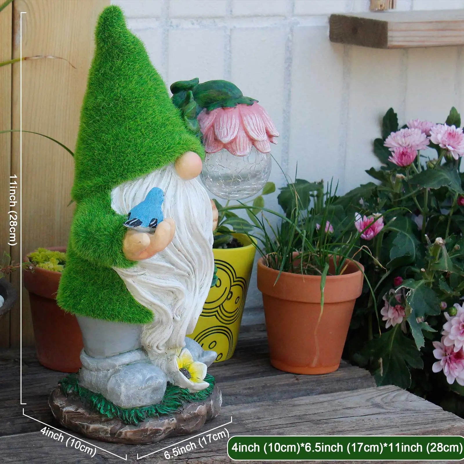 Garden Gnome Solar Light Outdoor Waterproof