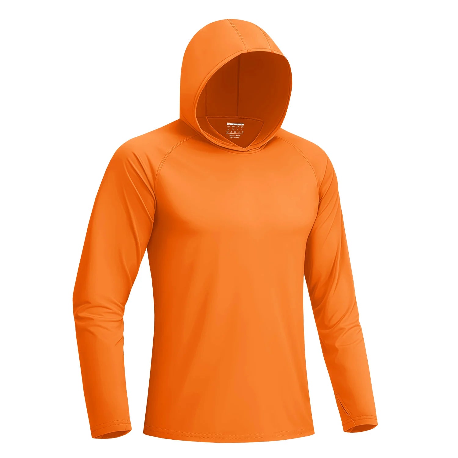 Camiseta Masculina com Capuz — Proteção Solar UPF 50+, Manga Longa e Secagem Rápida