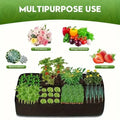 Fabric Raised Garden Bed 8-Grid Foldable Planter