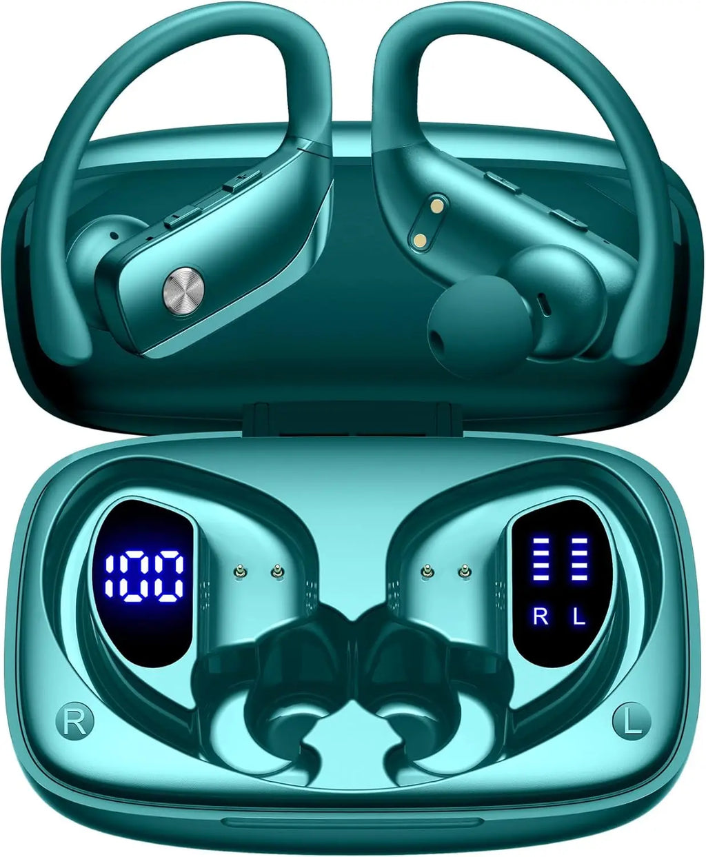 Ear Buds Fone sem Fio Fone Bluetooth com 80H Playtime LED Display...