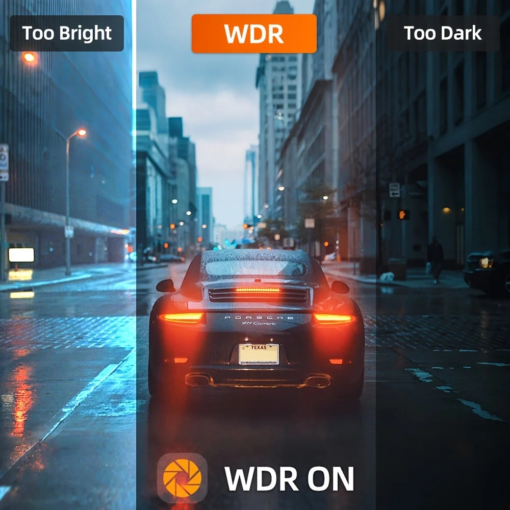 Dashcam for cars - 4 Channel - Black Box WiFi