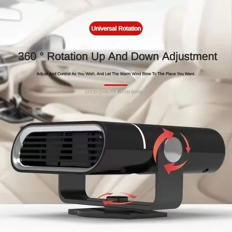 Aquecedor de Carro Portátil 12V 24V Aquecedor de Carro Aquecedor Automático de Desembaçamento de Para-brisa Descongelador Aquecimento Rápido 2025 Novo