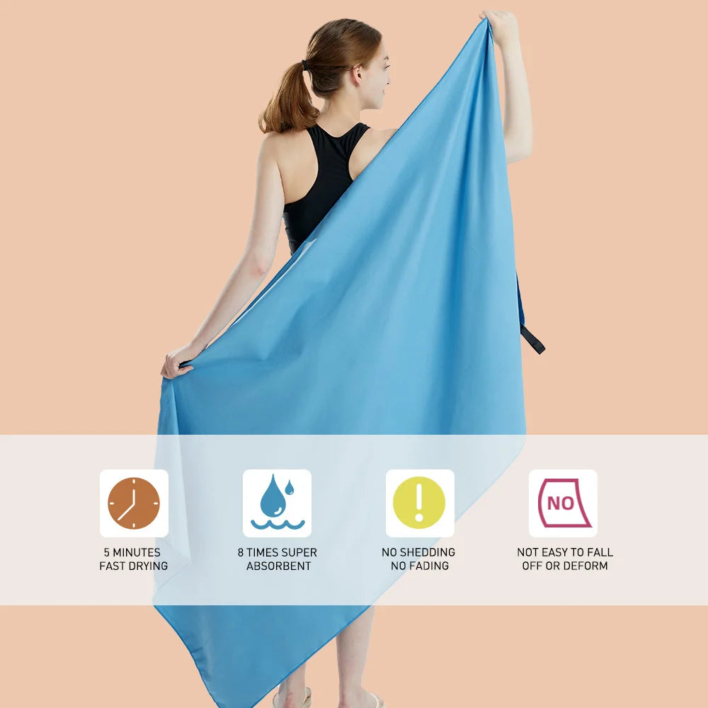 Toalha de Praia Grande — Absorção Rápida e Design Moderno