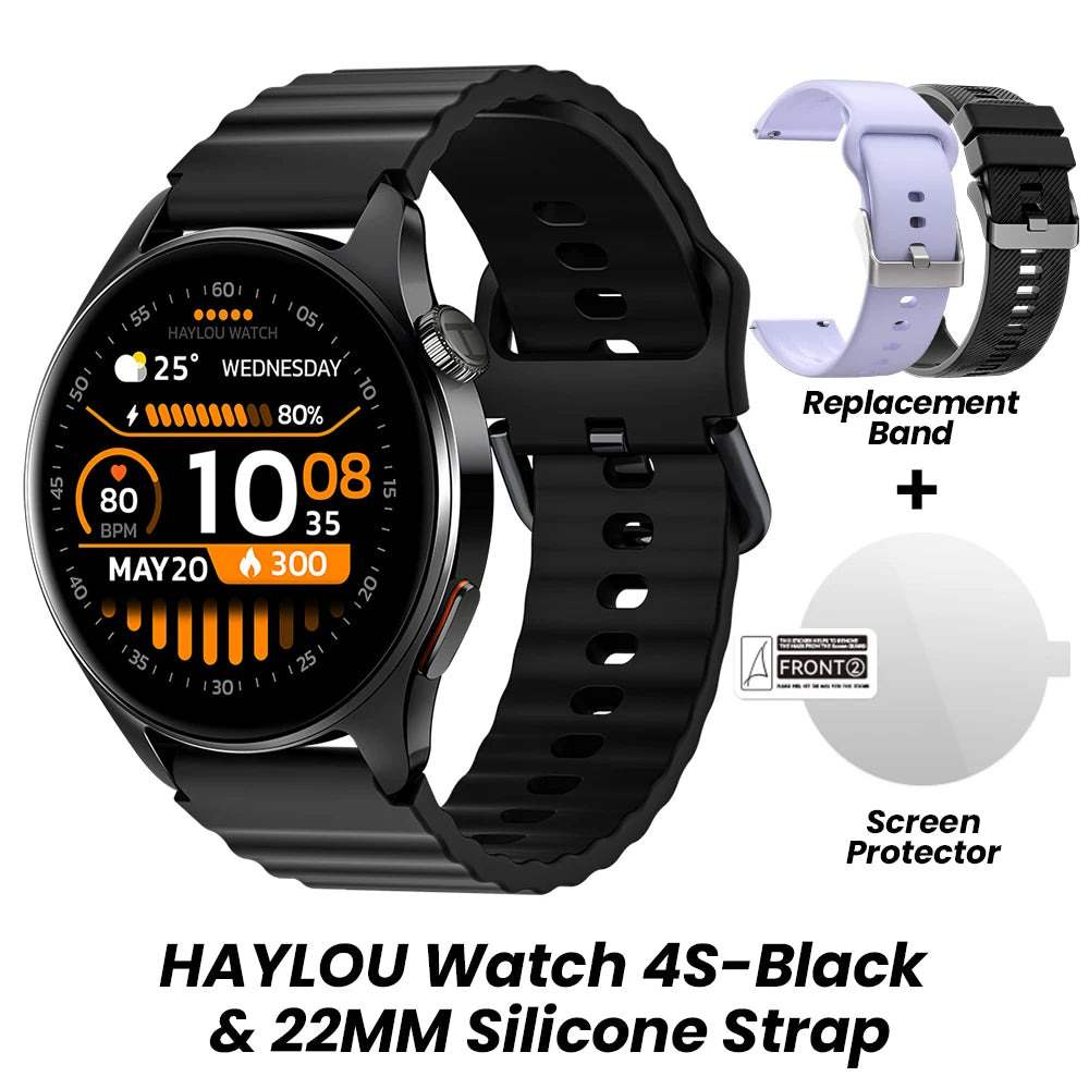 HAYLOU Watch 4S GPS AMOLED 1.43 5 Satellite 120+ Sports