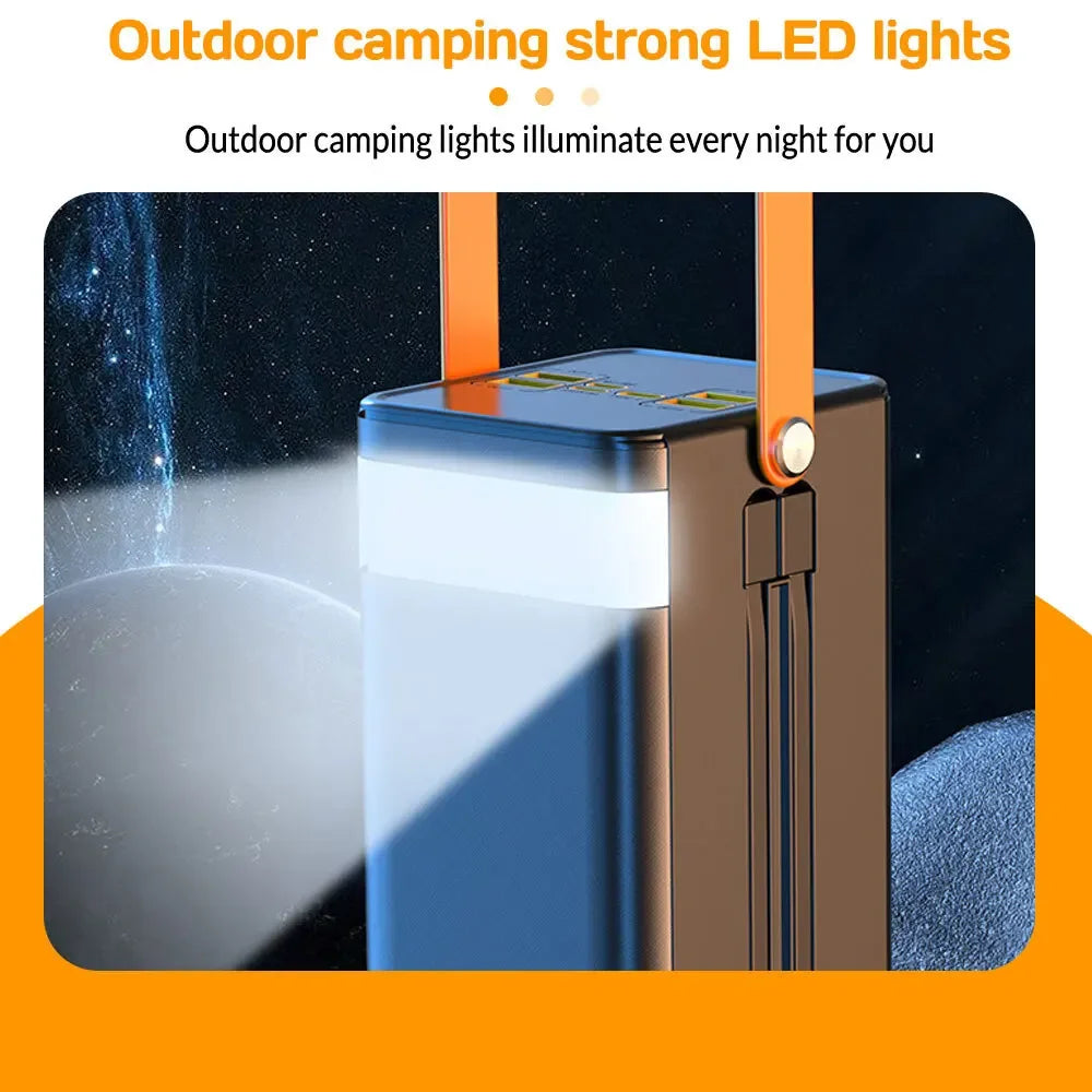 Portable Power Bank 80000mAh 120W Super Fast Charger Large Capacity