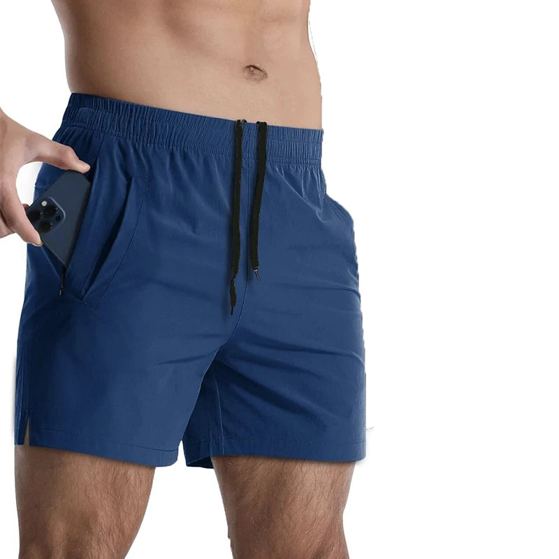 Shorts Masculinos de Corrida Academia Fitness Esporte Secagem Rápida Treino Academia Fitness Jogging Calção Verão