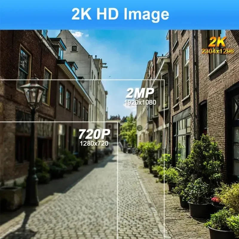 Security Cameras Wireless - Outdoor, 2K - 3MP Battery Powered