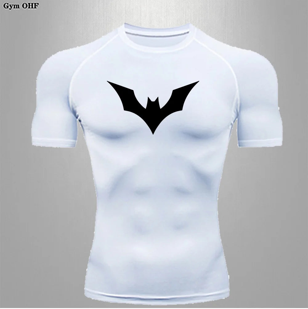 Camiseta Compressão Masculina Spider — Performance e Visual Único