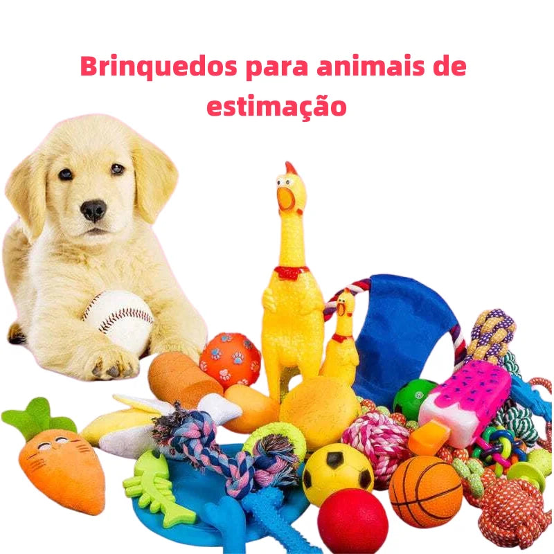 10 Toys Kit Puppy Anti-stress Pet Ranger Teeth Cub Teeth Cleaning Mouth