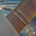 6 Pulseiras Femininas e Infantis de Strass em Prata Esterlina 925, Luxuosas, Estilo Coreano, Charmosas com Céu Estrelado Brilhante, Joias para Festa
