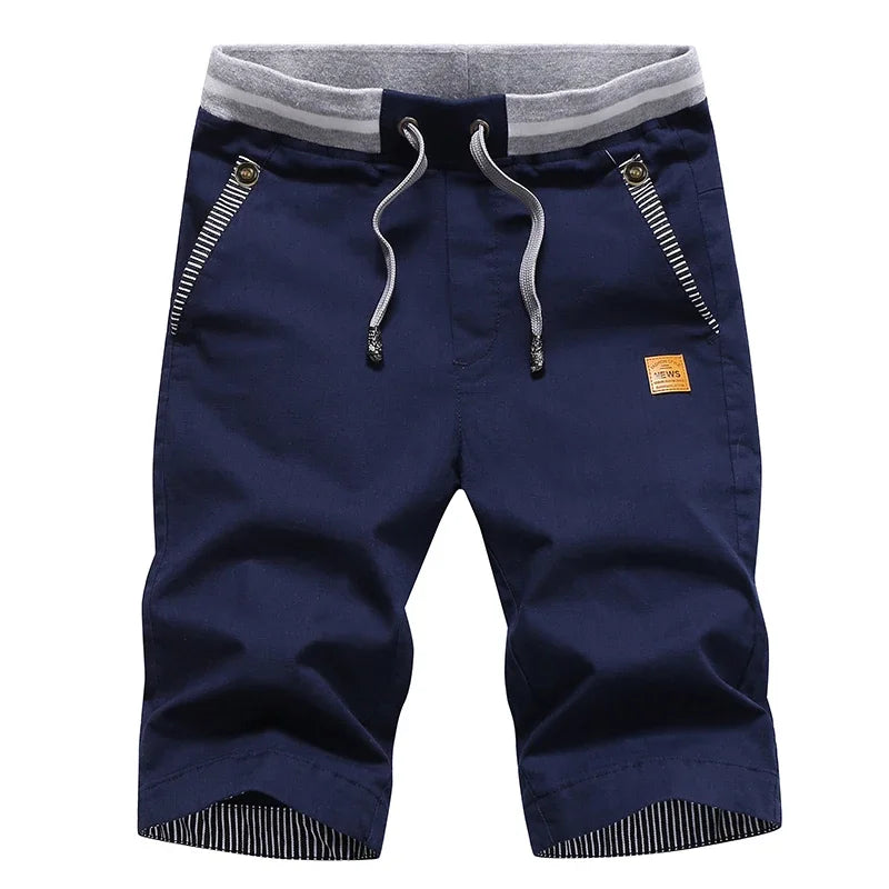 Mais Recente Algodão Masculino Moda Masculina Shorts Curtos Verão Casual Shorts Linho Masculino Bermudas Praia Plus Size 4XL Joggers Masculino Hot