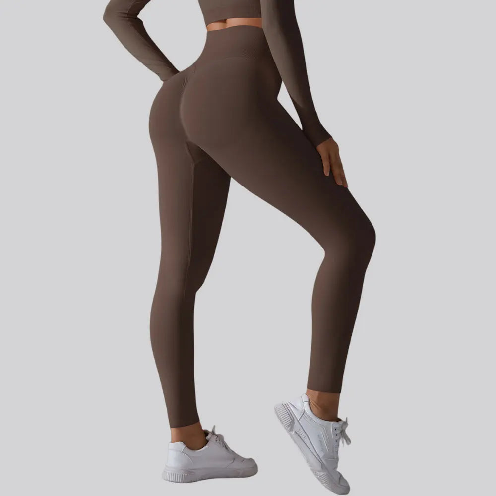 Women Seamless Yoga Pants High Waist Hip Lifting Running Sports Leggings Women's Fitness Workout Yoga Legging Pants Gym Clothing
