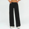 Yoga Pants Women Straight Leg Bottoms Women's Mid-Waist Fitness Pants Gym Leggings Naked Feel Pilates Running Sports Trousers