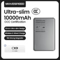 Power Bank Magnético 10000mAh PD20W Carga Rápida Fino Portátil