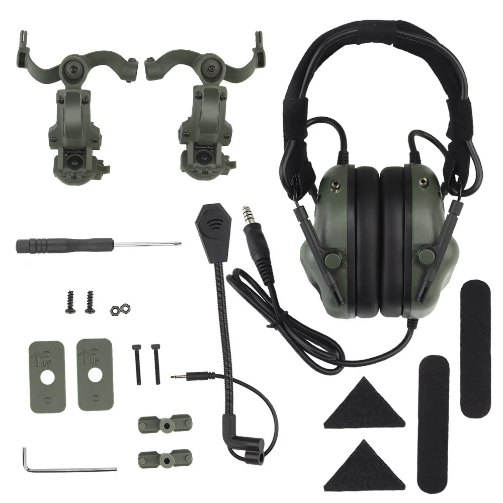 The Fifth-generation Headgear Wears An All-in-one Foldable Tactical Headset