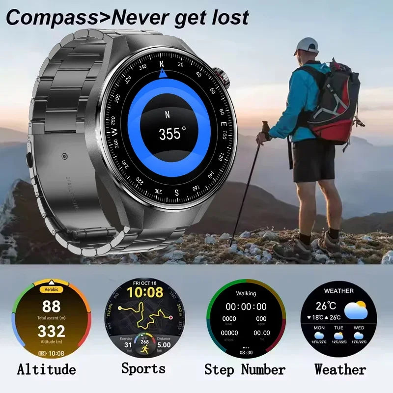 Watch G5 Plus Smart Watch 1.75 AMOLED GPS Heart Rate Bluetooth