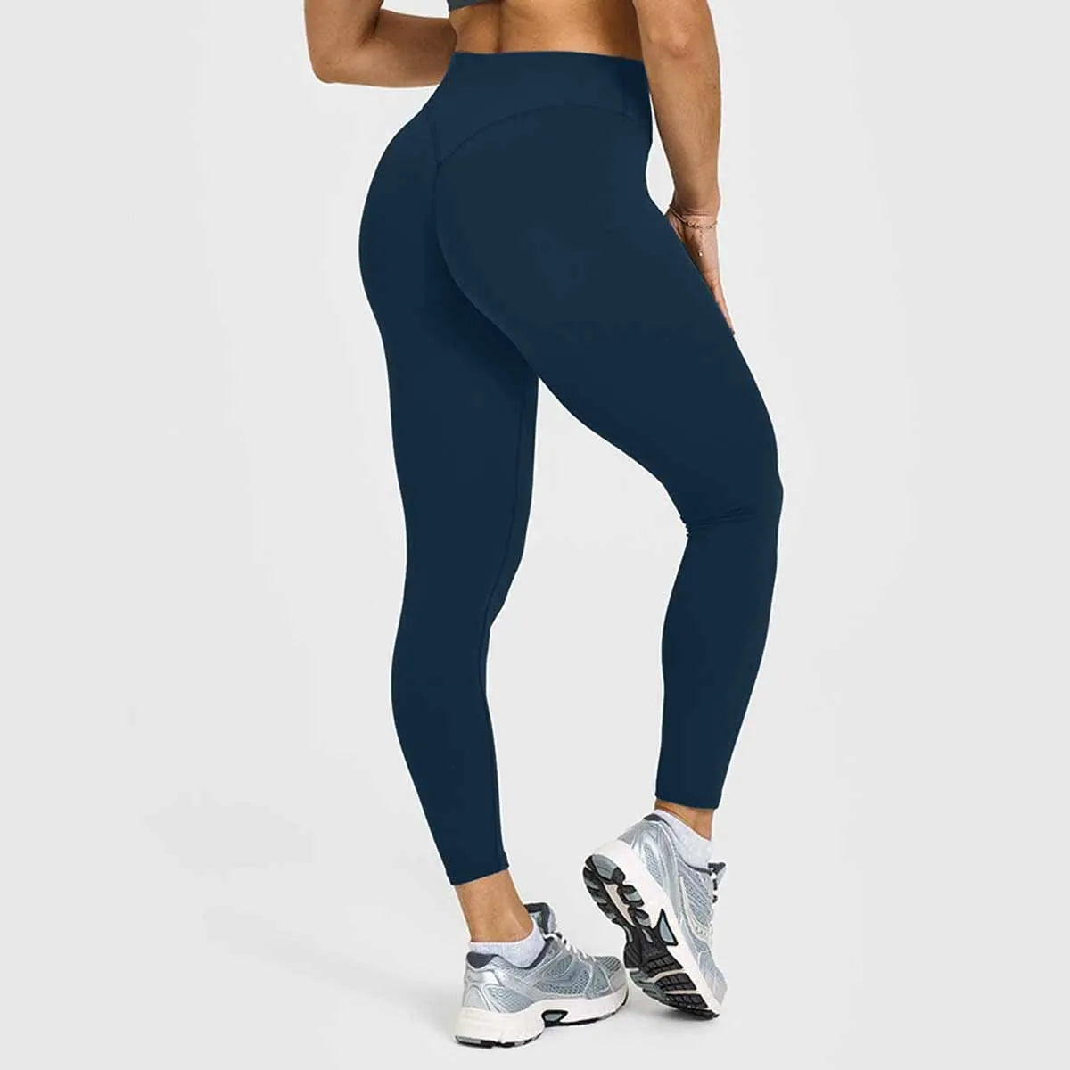 Calça Legging Feminina Nude Academia Cintura Alta Levanta Bumbum Esportiva Fitness Corrida Emagrecedora Comprida Legging Mujer Gym