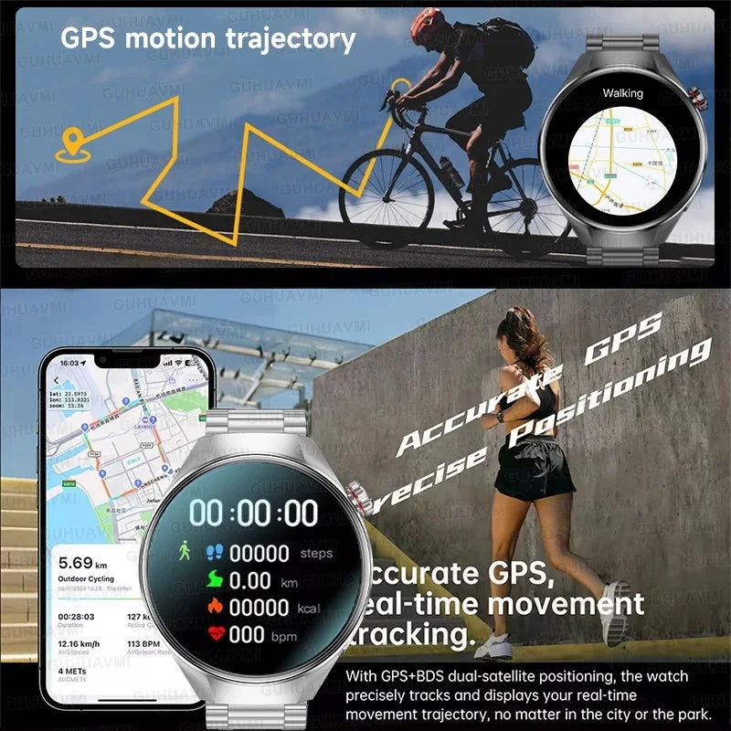 Watch G5 Plus Smart Watch 1.75 AMOLED GPS Heart Rate Bluetooth