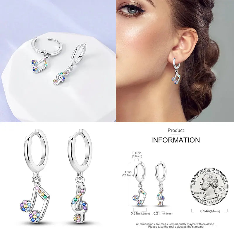 Brincos Femininos Pendentes 100% Genuínos em Prata Esterlina 925 Hipoalergênicos Luxuosos Elegantes Joia Fina Presente de Aniversário para Ela